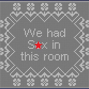 We had s*x Filet Crochet Pattern