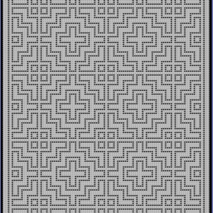 Crosses and Boxes Filet Crochet Pattern