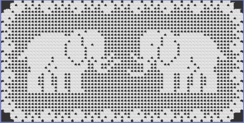 Small Elephants Doily Pattern image 1