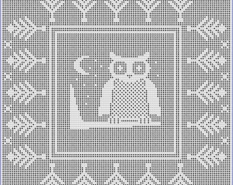 Moon Owl Doily Pattern