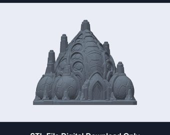 Alien Wars Tabletop Aerial Brood Incubator STL - Sci-Fi Building Terrain