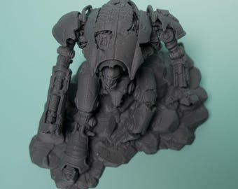 Collapsed Mech Terrain - Unpainted PLA Sci-Fi Robot Wreck