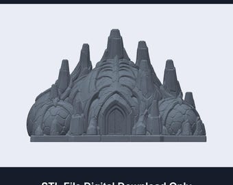 Alien Wars Tabletop Mutation Chamber STL - Sci-Fi Building Terrain