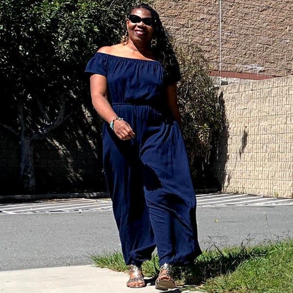 Plus Size Jumpsuit - Etsy