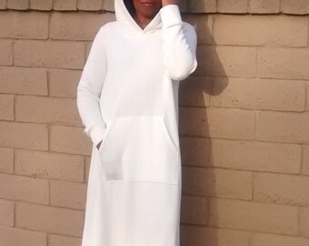 fleece maxi dress