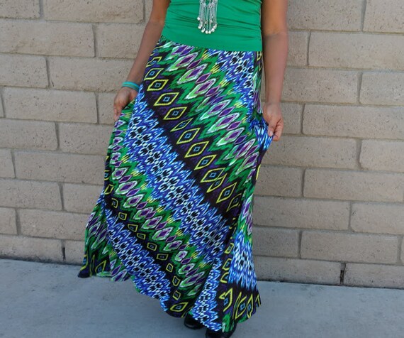 aline maxi skirt