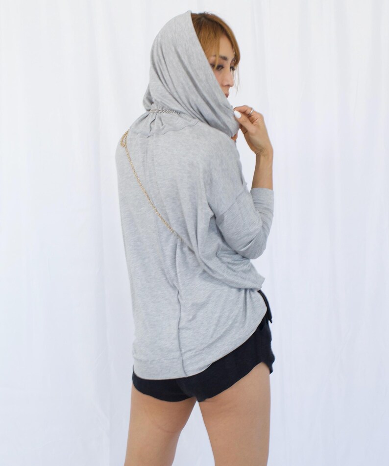 Boho Slouchy Turtleneck Pullover • Oversized Cowl Neck Knit Top S–4X image 2