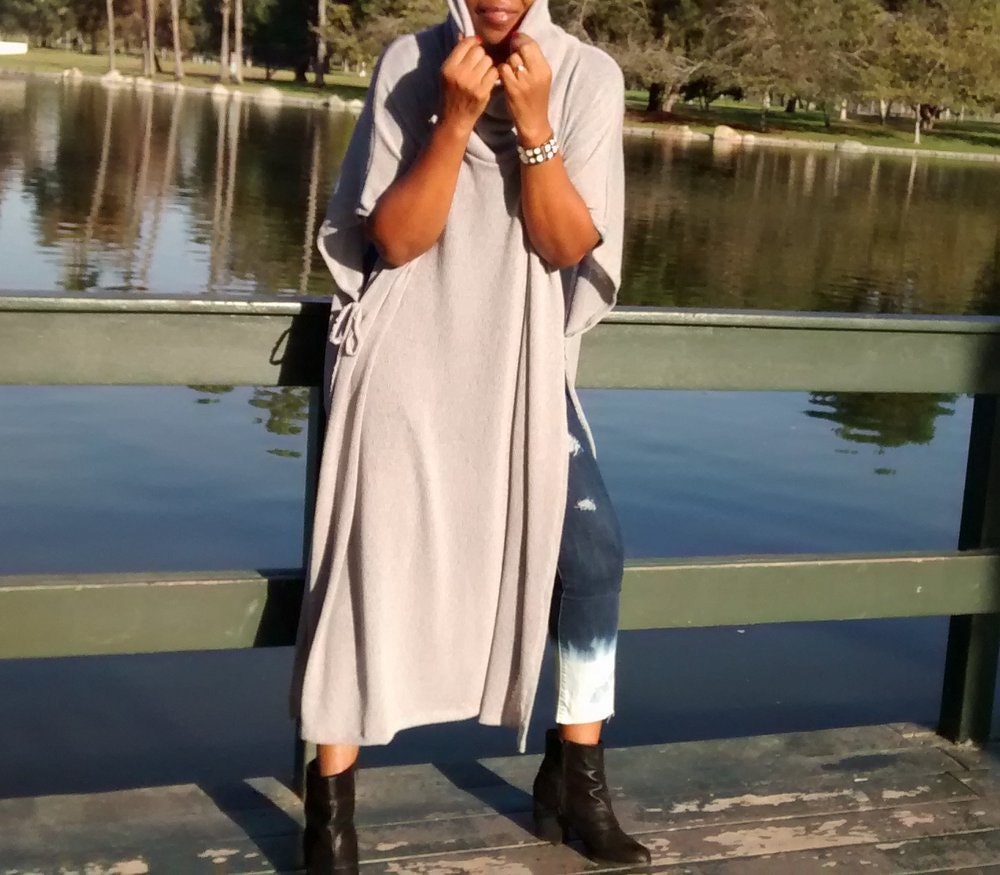 CLEARANCE Caftan Sweater Slouchy Turtle 