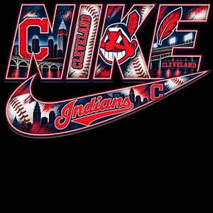 Cleveland Indians nike png bundle
