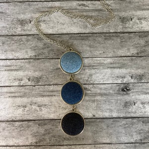 Denim Necklaces