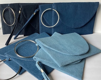 Pochette en jean Porte-monnaie en jean
