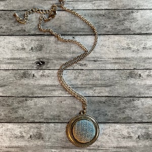 Denim Necklace,Rope Edge Effect