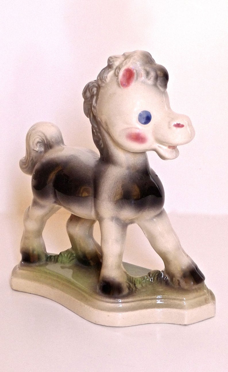 Rempel Frisky Pony Ceramic Statue Figurine Vintage