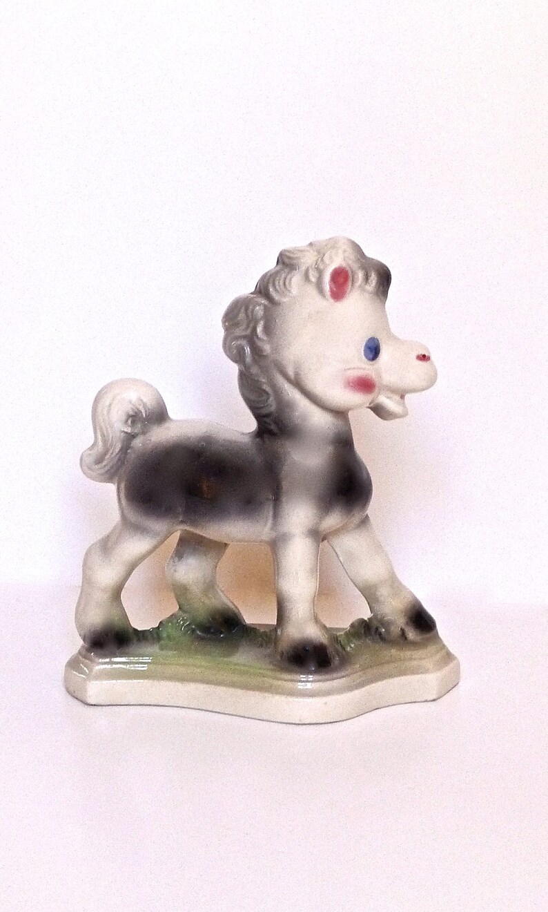 Rempel Frisky Pony Ceramic Statue Figurine Vintage