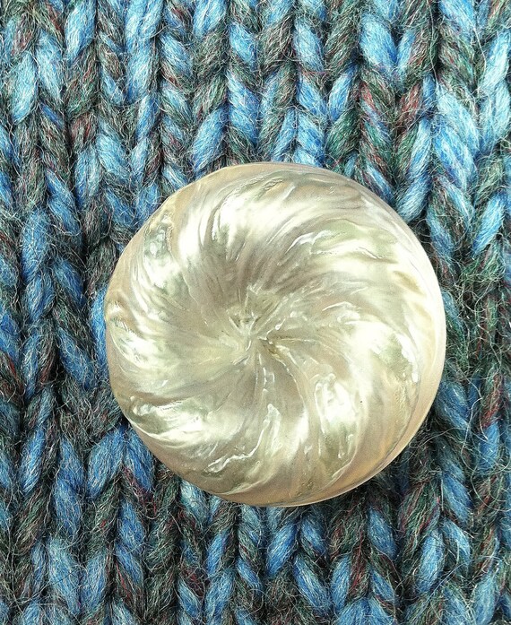 Alpaca Hand Knit Coat Aqua Grey Wool Silk Lined V… - image 3