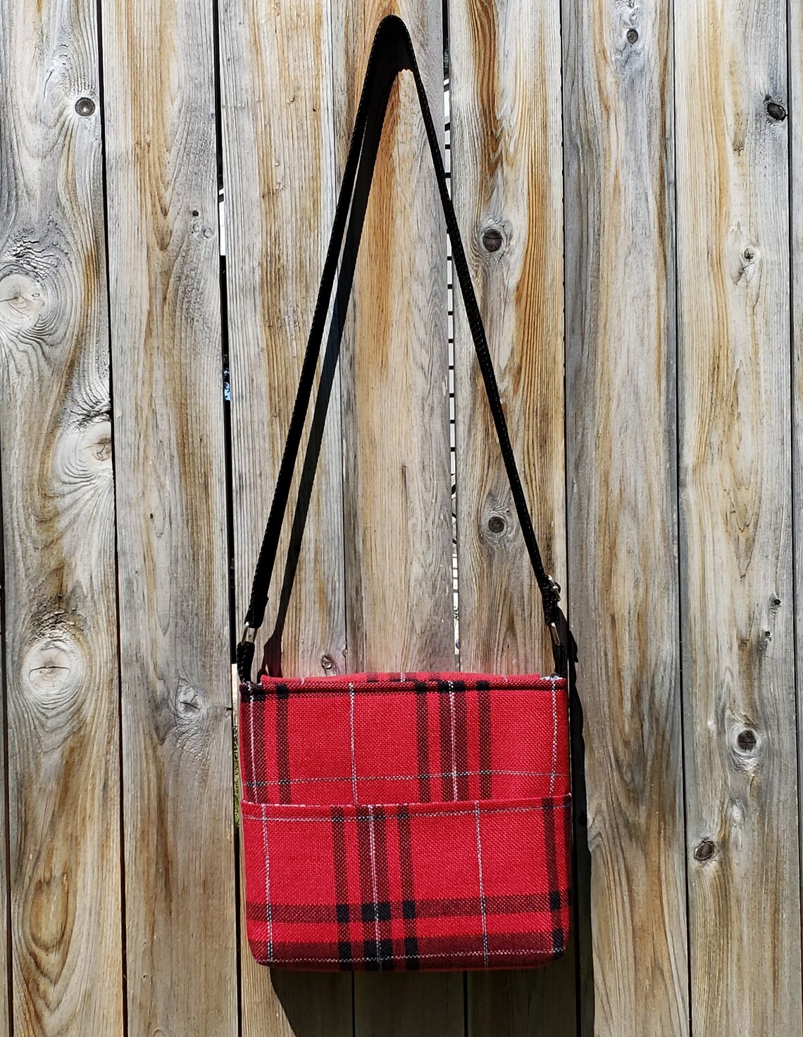 Roomy Crossbody Bag. Made of a Durable Upholstry Fabric in Etsy