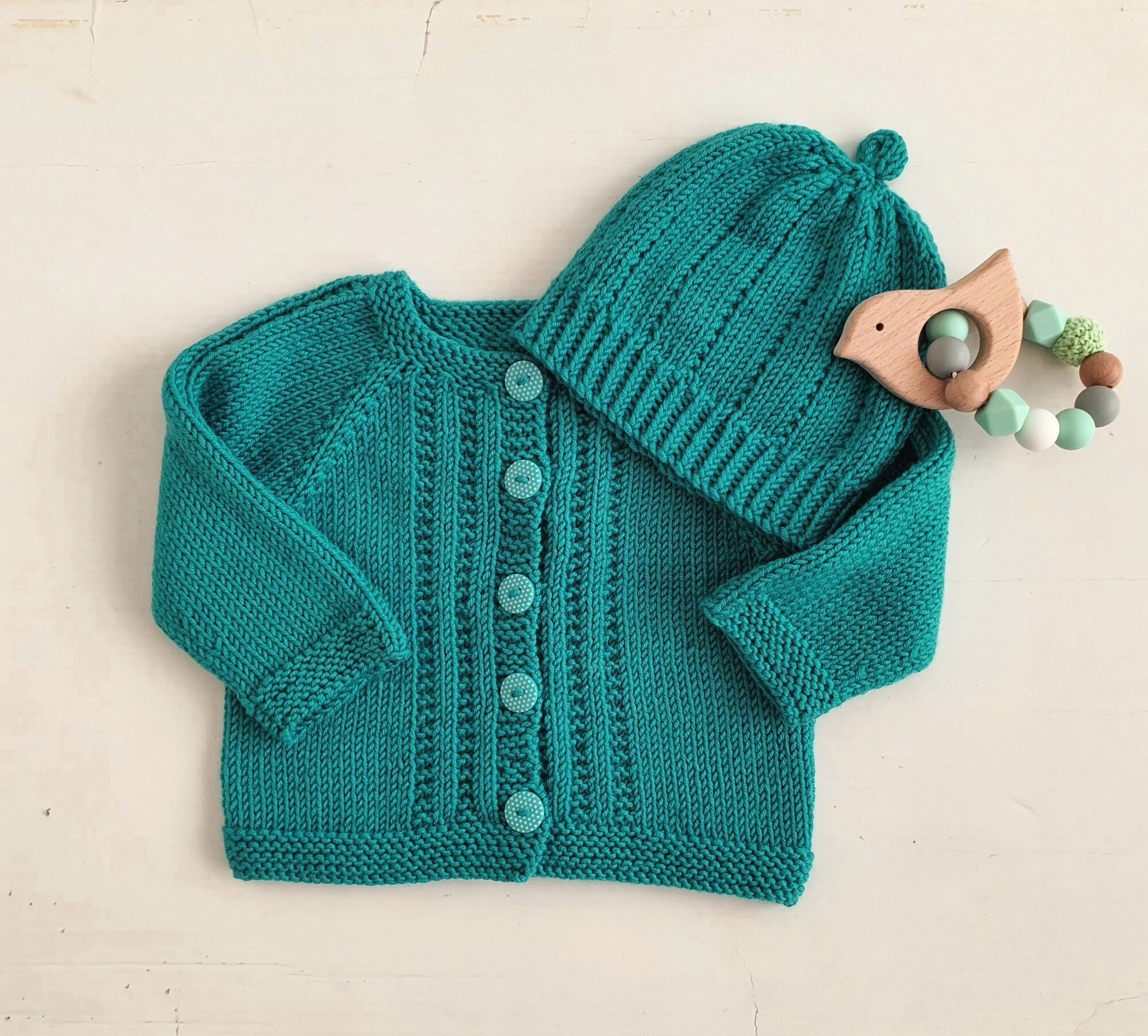 andmary Elf button knit tops ベージュ andmary Elf button knit tops ベージュ