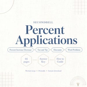 Prozentrechnungstabelle mit Steuern, Trinkgeld, Rabatt und prozentualem Wechselgeld – 66 Seiten mit Lösungsblatt (PDF)