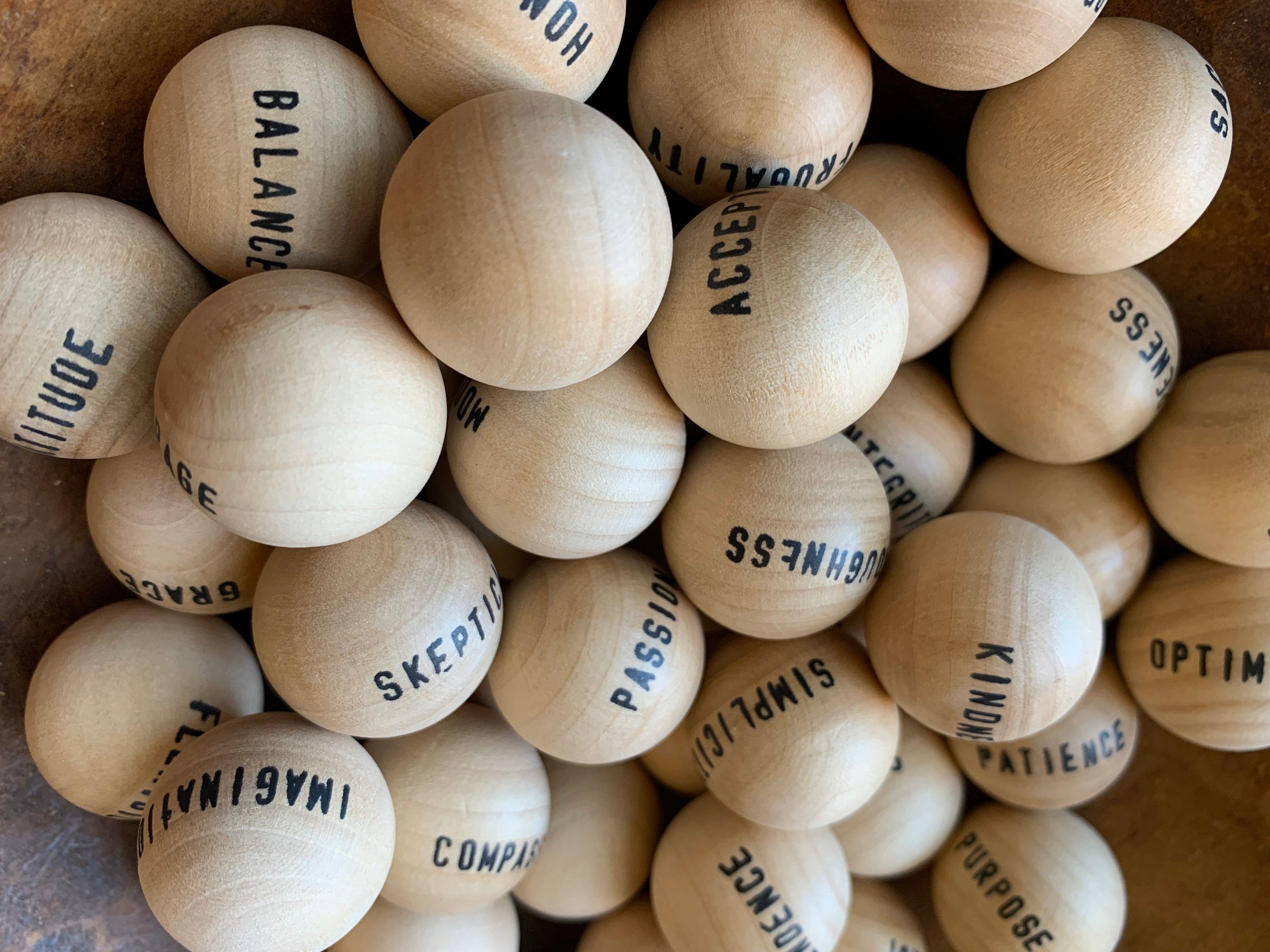 Virtue Balls Game Awareness Tool and Conversation Starter - Eudaemonia -  Virtues