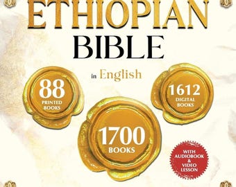 The Complete Ethiopian Bible in English – Illustrated Hardcover with Apocrypha, Enoch, Jubilees & Lost Books