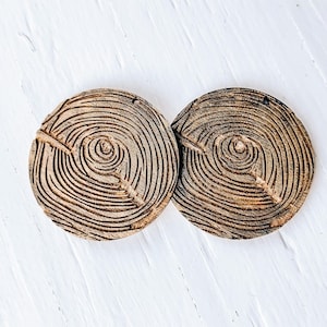 Boucle d'oreille Nature Design - BOHO Wood Ring Inspired Earring - Digital Laser File - PDF - SVG [Digital File Only] Boucle d'oreille Glowforge