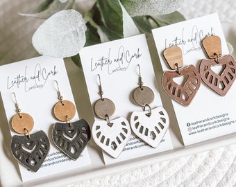 3 proste wycięte pliki kolczyków - geometryczne kolczyki Boho Cut - pliki kolczyków laserowych - PDF - SVG - DXF [tylko plik cyfrowy] Glowforge Jewelry