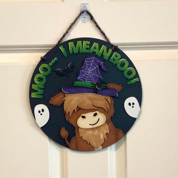 Moo… Boo Hanger