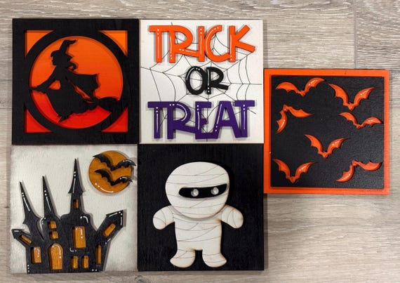 Halloween Tiles - Interchangeable Frame