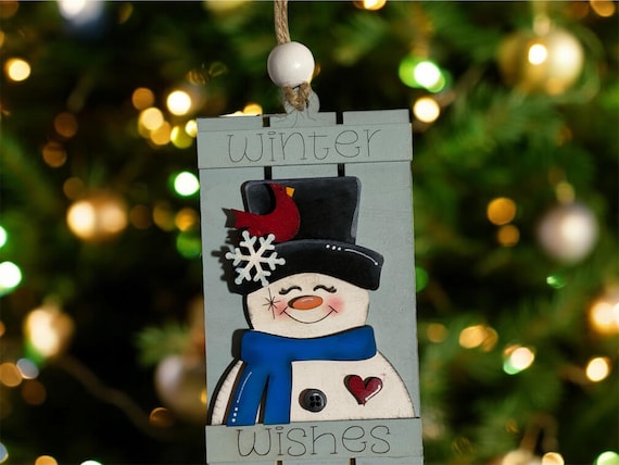 Winter Friends Gift Card Ornaments