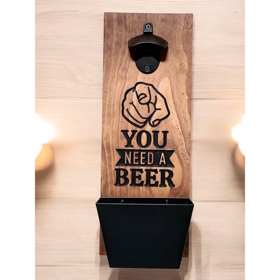 Wall Mounted Bottle Opener