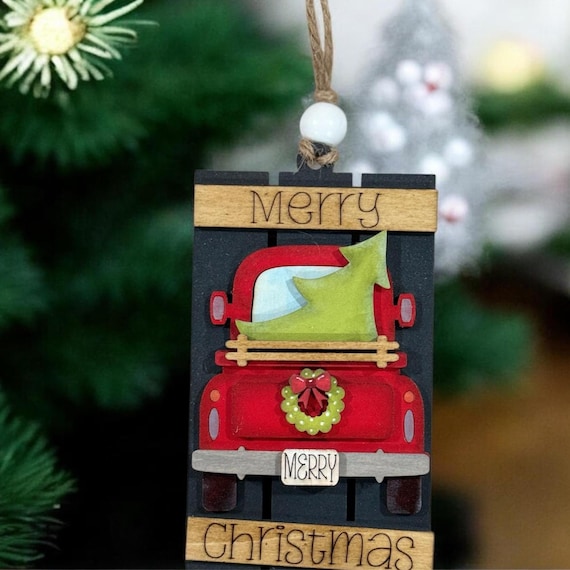 Pallet Gift Card Ornaments