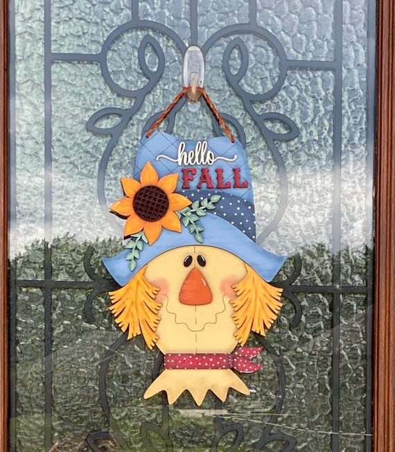Scarecrow Door Hanger
