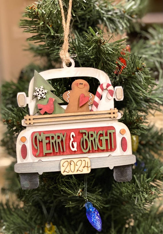 Truck Gift Card Ornaments