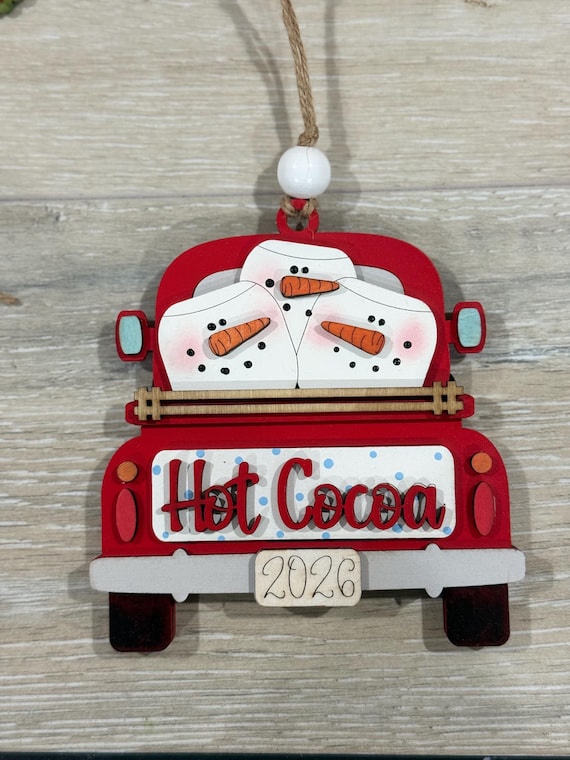 Truck Gift Card Ornaments