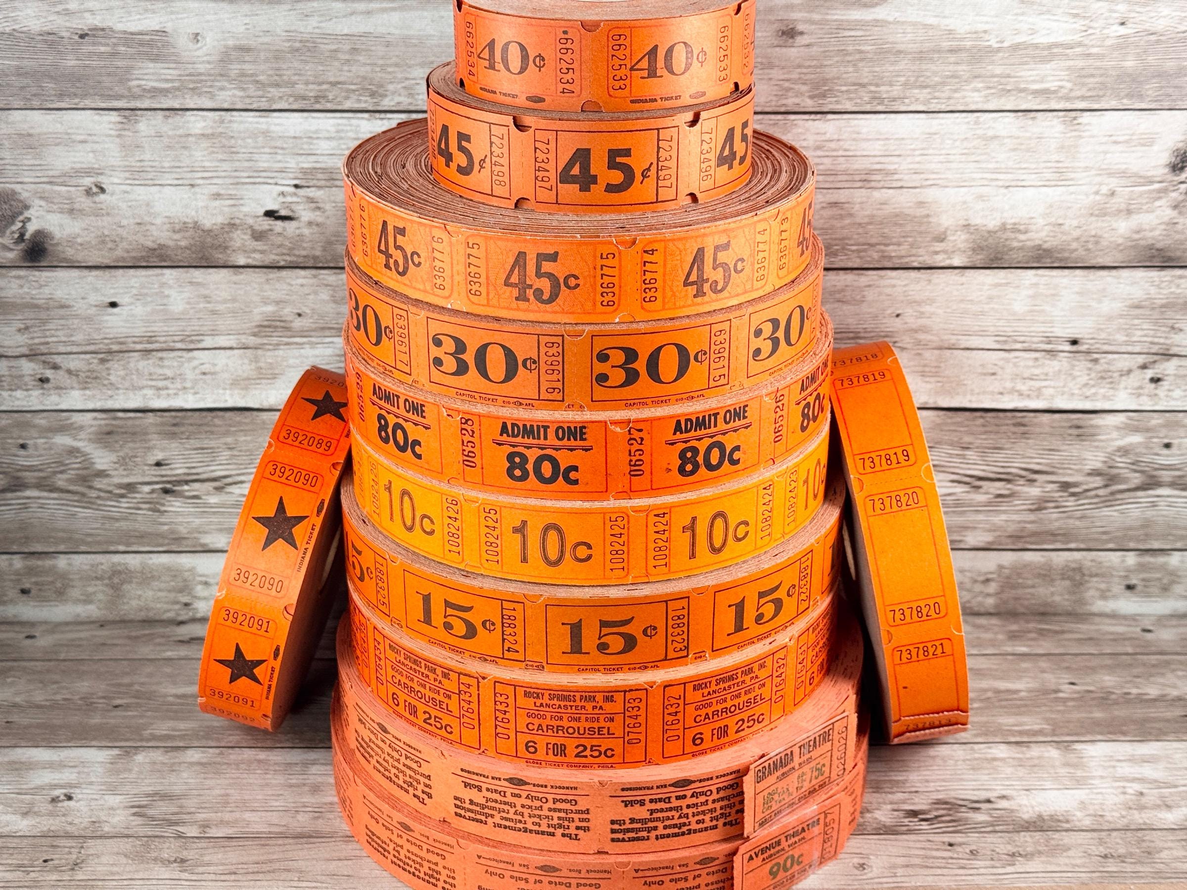 Vintage Ticket Roll - Etsy