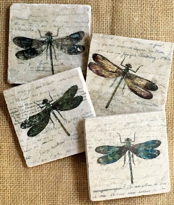 Dragonfly Gift Dragonfly Decor, Dragonfly, Dragonfly Art, Gift for  Gardener, Dragonfly Coaster, Tile Coaster, Marble Coaster, Coaster -   Canada