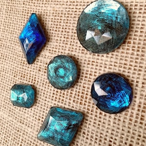 Thumbtack- Beach Thumbtack, Decorative Push Pin, Blue Thumbtack, Fancy Thumbtack, Office Decor, Cubicle Gift, Blue Push Pin, Push Pin, Fancy