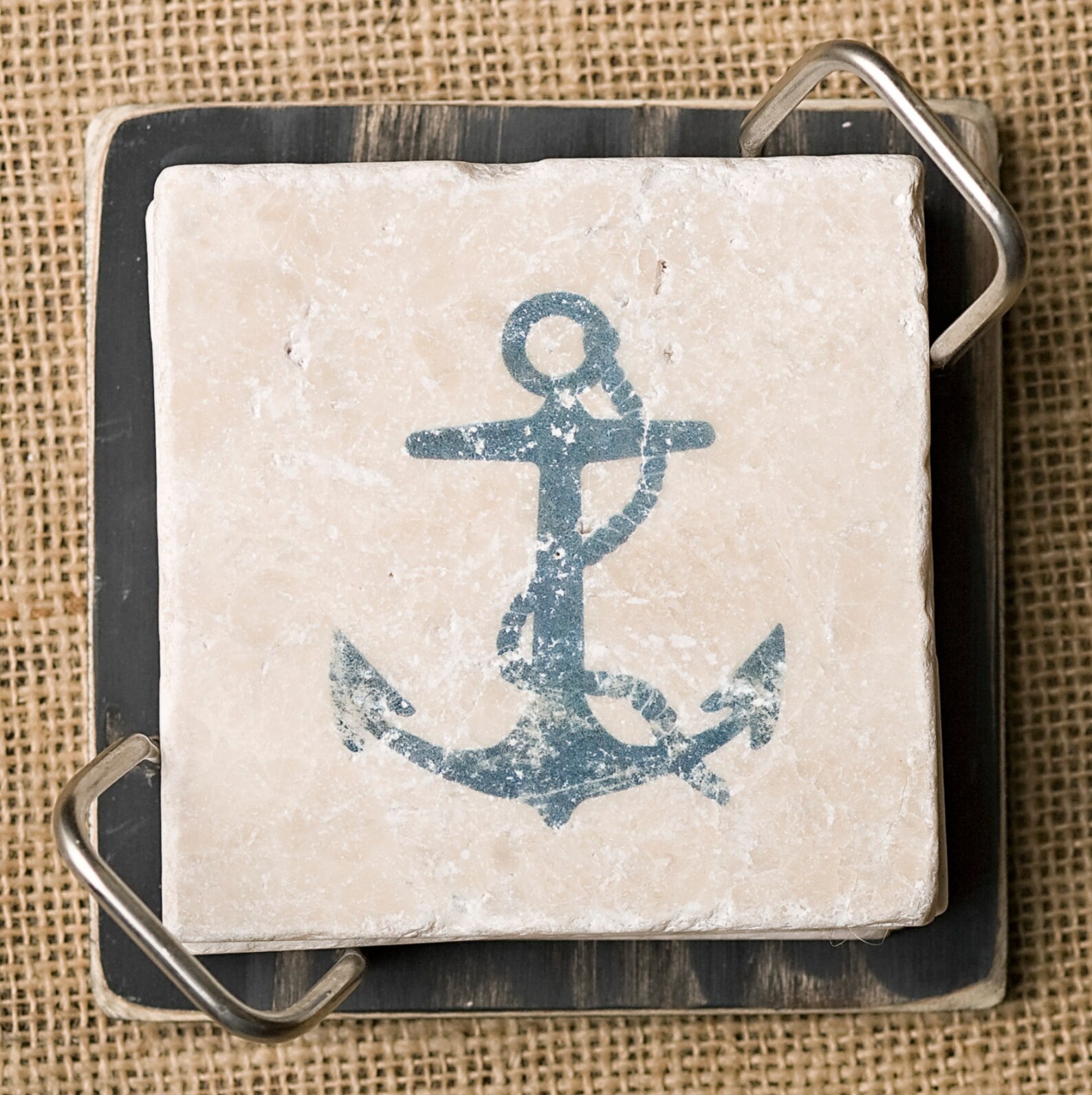 Anchor Nautical Decor Nautical Tile Sailor Gift Marine Etsy