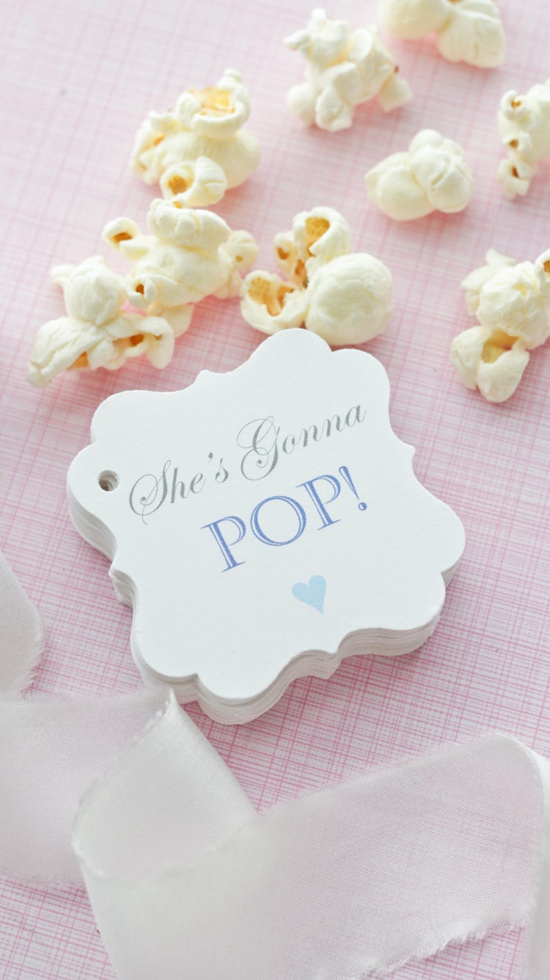 Baby Shower Popcorn Favor Tags Baby Shower Favor Tag Baby Etsy Baby Shower Popcorn Favor Tags Baby Shower Favor Tag Baby Etsy