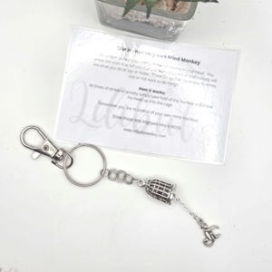 Mind Monkey Keyring: Anxiety Relief, Mental Health Aid image 7