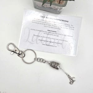 Mind Monkey Keyring: Anxiety Relief, Mental Health Aid image 10