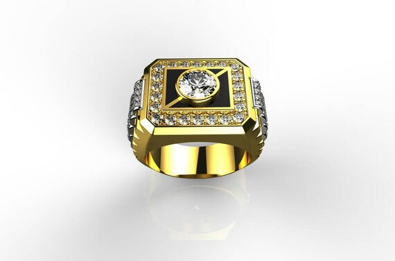 Anello uomo brillanti clearance