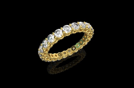 Riviere Ring in 18 Kt Gold White-yellow Made in Italy Diamonds Bride  Anniversary Fashion Fashion Woman Engagement Gift - Etsy