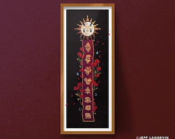 Esquie Clair Obscur Expedition 33 Art Print Poster