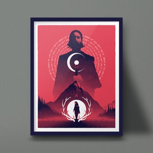 Alan Wake 2 Kunstdruck, Bright Falls and the Dark Place