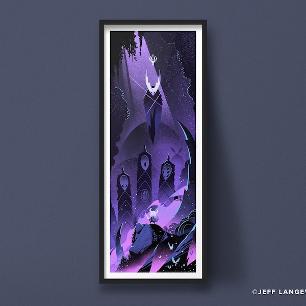 Hollow Knight video game art print