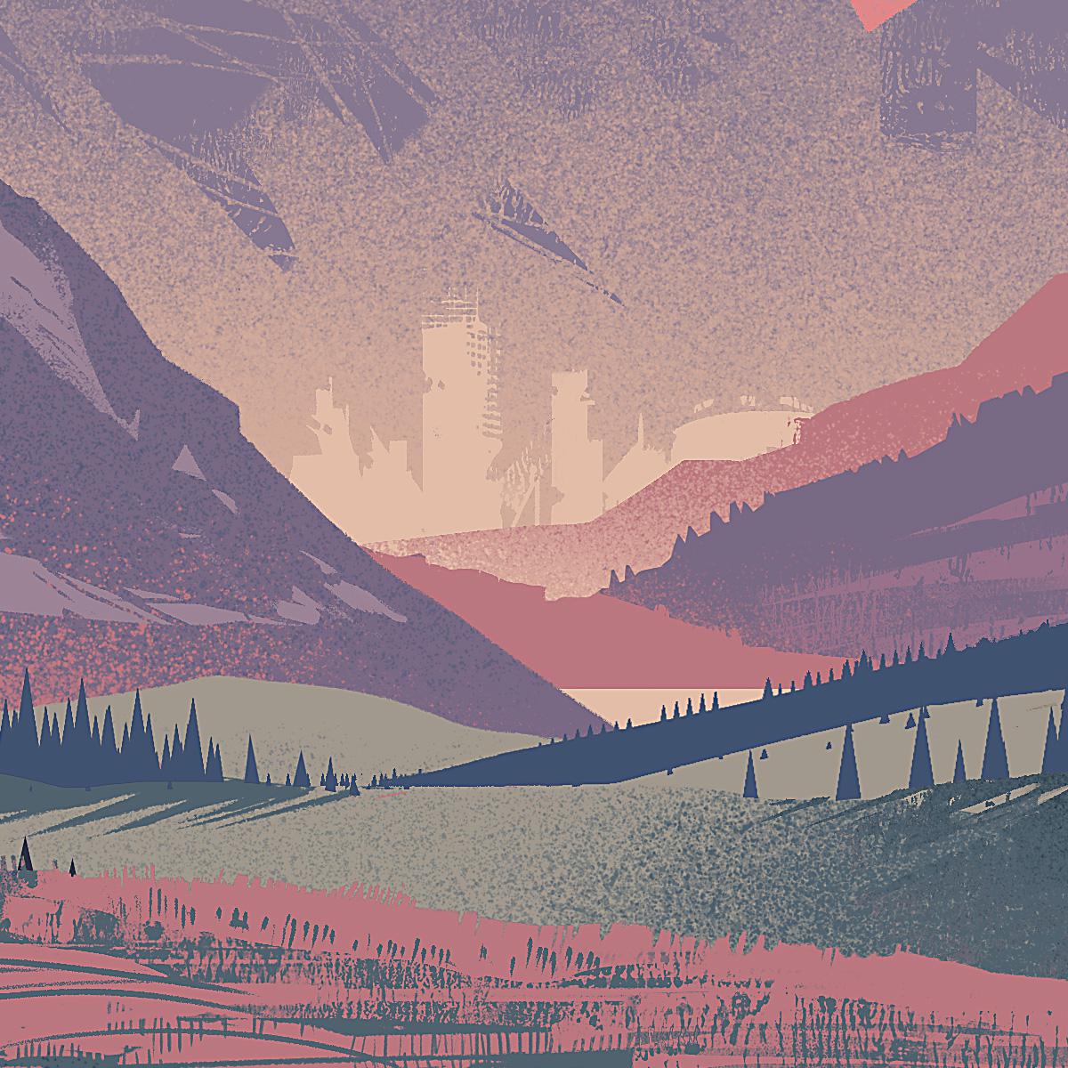 Horizon Landscape Art Print, Video Game Poster, Vertical Design - Etsy