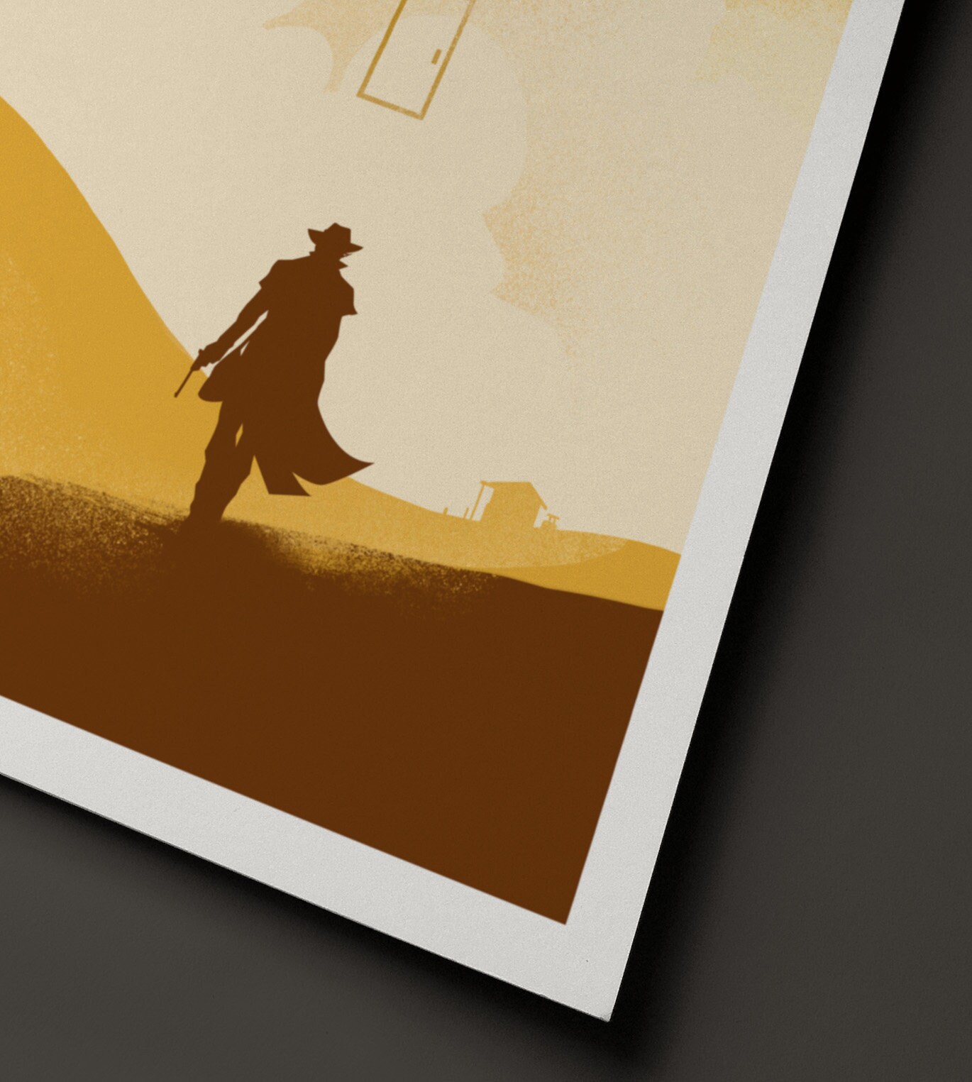 The Gunslinger Desert Door, Dark Tower Art Print Poster Design - Etsy