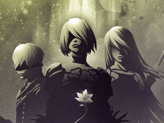 NieR Automata - 2B - Memories of Pure Light Poster