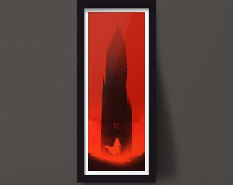 The Dark Tower Art Print, The Gunslinger Poster